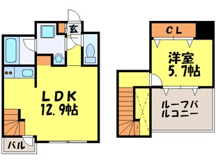 プラウド平和の物件間取画像